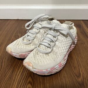 NoBull White Wild Rose Allday Knit Sneakers Size 7.5 US $159
